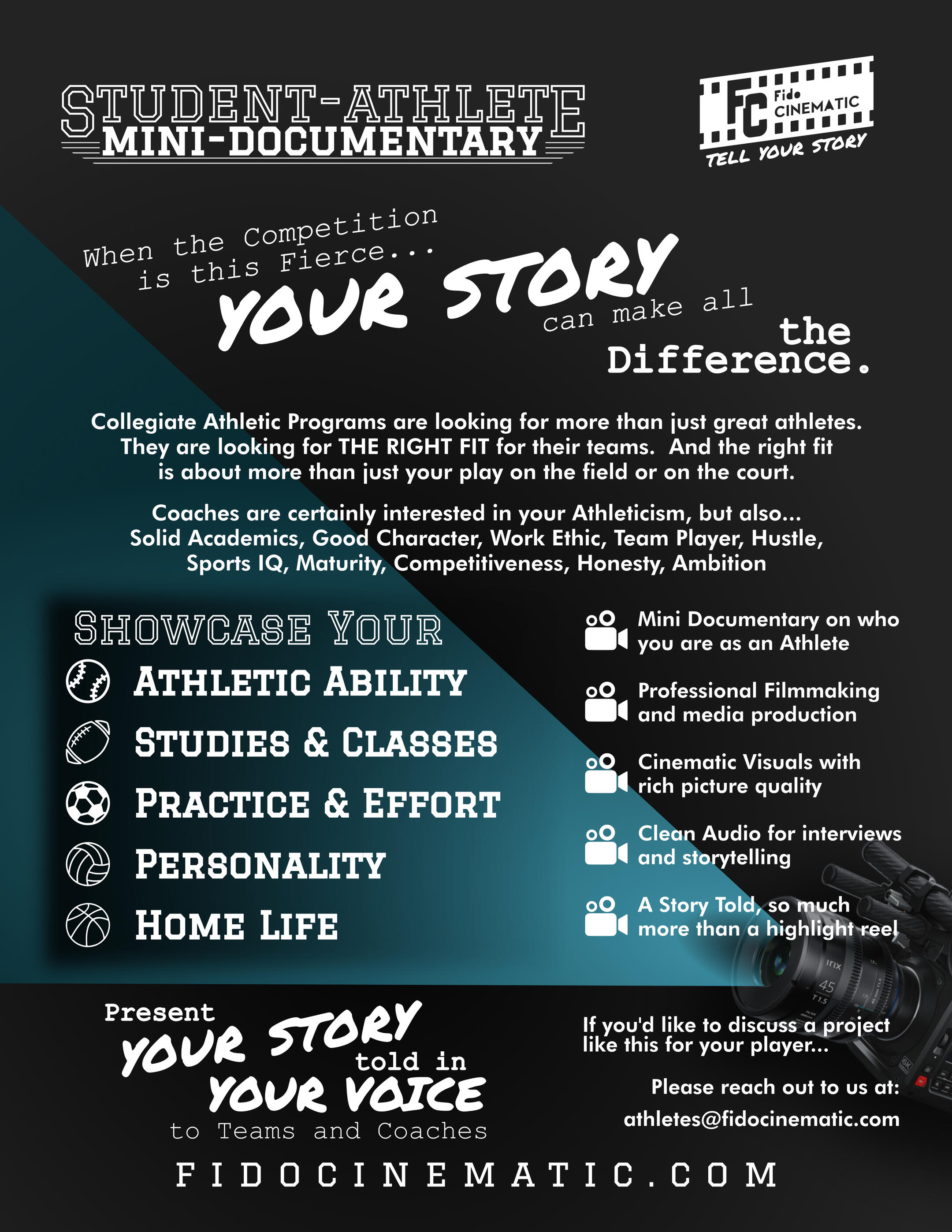 Mini-documentary for Athlete's looking toward that Next Level